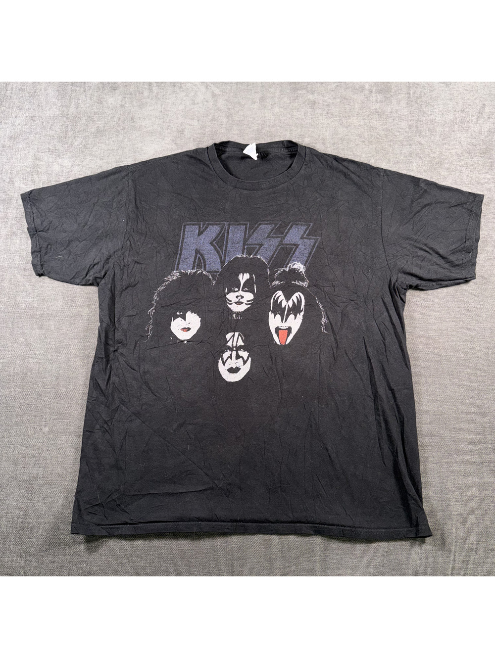 Port & Company KISS Band Graphic T-Shirt XL Black 100% Cotton